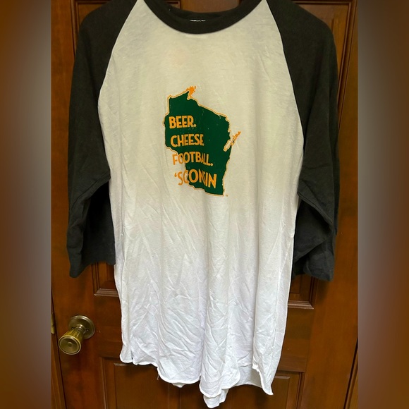 💜 CLEARANCE 2/5 MY STATE TREADS WI PJ Top. Size XXL. - Picture 1 of 6